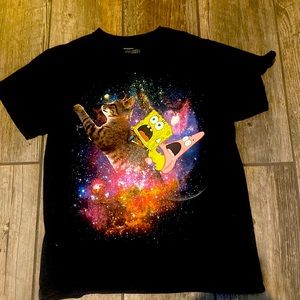 Cotton awesome cat tee